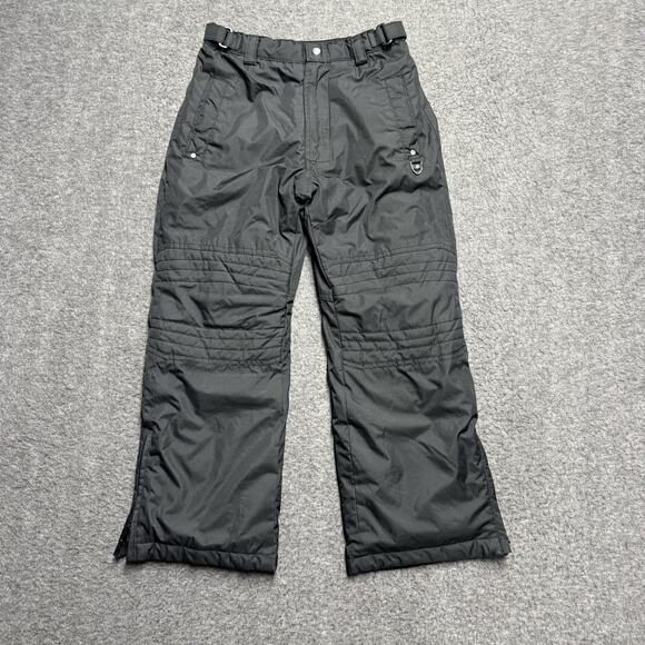 Protection System Snow Pants Youth Size 6X Black Ski Reinforced Ankle Zip Pocket - Picture 1 of 4